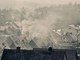 Smog nad miasteczkiem