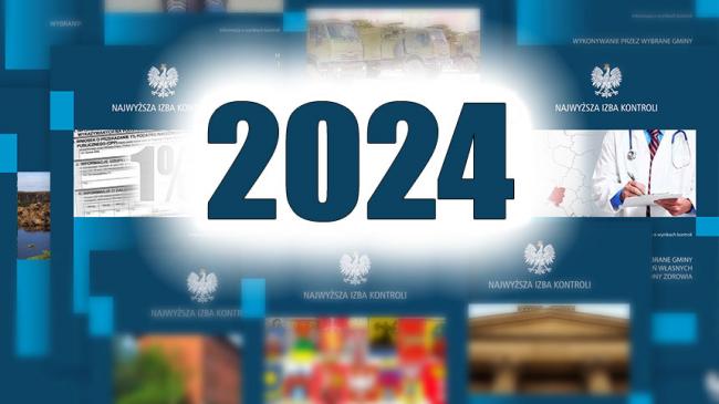 Rok 2024 w tel okładki informacji o wynikach kontroli NIK