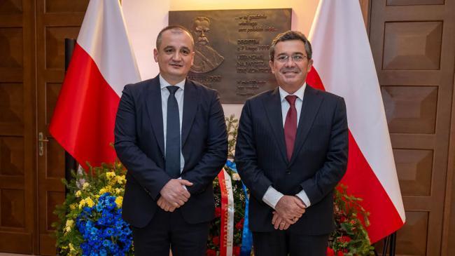 Arben Shehu, Prezes NOK Albanii oraz przewodniczący INTOSAI – Minister Vital do&nbsp;Rego, Prezes NOK Brazylii