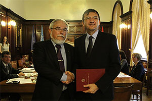 Vice-President of NIK, Jacek Uczkiewicz i&nbsp;President of Hungarian SAI László Domokos