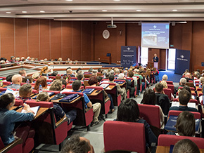 Widok na salę, w której odbywała się konferencja