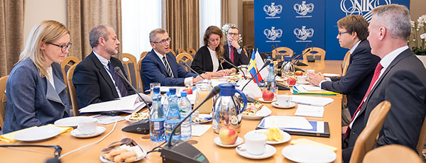 Representatives of the Swedish National Audit Office in NIK 1