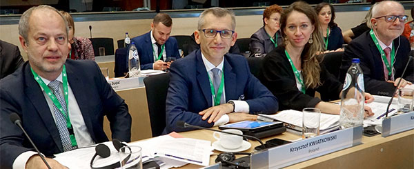 Polska delegacja z na spotkaniu Komitetu Kontaktowego Szefów NOK UE w Luksemburgu