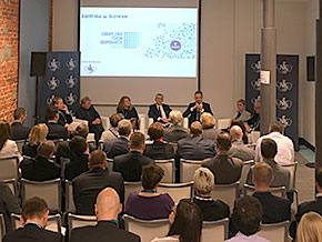 Panel zorganizowany przez NIK na&nbsp;X Europejskim Forum Gospodarczym - widok na&nbsp;salę