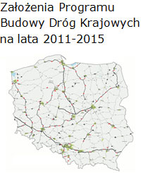 Założenia Programu Budowy Dróg Krajowych na lata 2011-2015 (mapa)