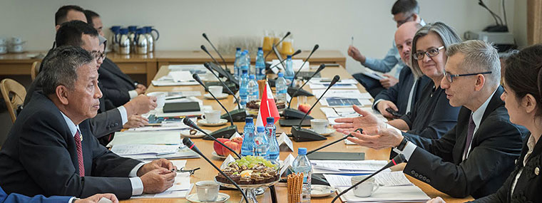 Spotkanie robocze z&nbsp;delegacją NOK Indonezji