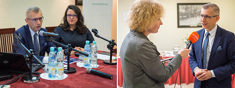 Prezes NIK Krzysztof Kwiatkowski na&nbsp;konferencja na&nbsp;temat Cukrzycy