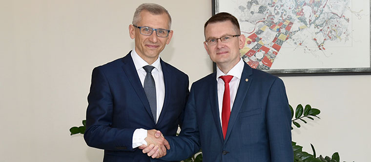 NIK President Krzysztof Kwiatkowski and Auditor general of Lithuania Arūnas Dulkys