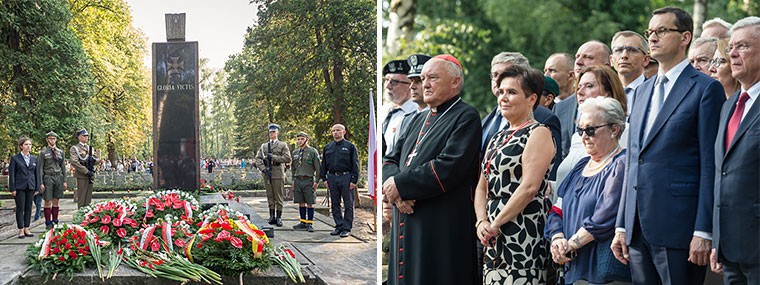 Obchody rocznicy wybuchu Powstania Warszawskiego na&nbsp;Powązkach w&nbsp;Warszawie 2