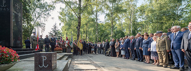 Obchody rocznicy wybuchu Powstania Warszawskiego na&nbsp;Powązkach w&nbsp;Warszawie 1