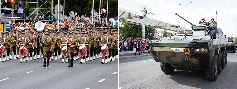 Defilada wojskowa z&nbsp;okazji Święta Wojska Polskiego 1