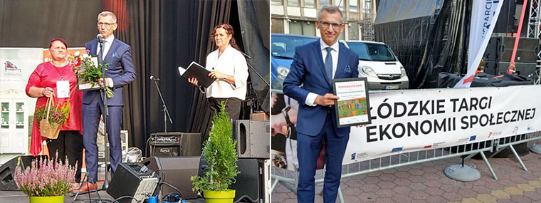Prezes NIK Krzysztof Kwiatkowski z nagrodą Przyjaciół Ekonimi Społecznej