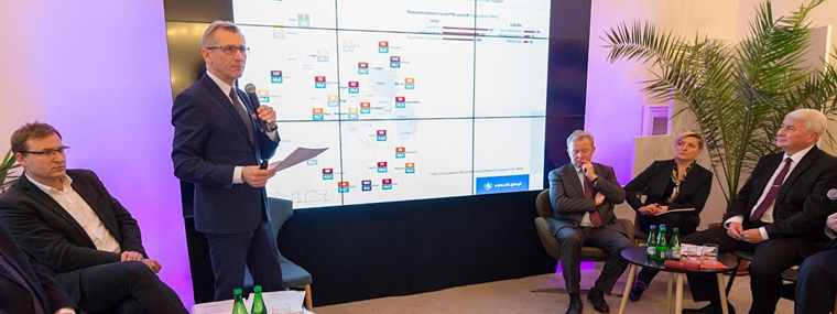 Prezes NIK Krzysztof Kwiatkowski w trakcie swojej prezentacji