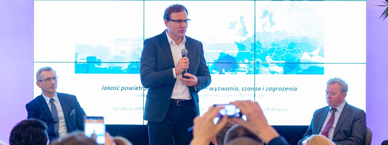 Prezes Krakowskiego Alarmu Smogowego Andrzej Guła