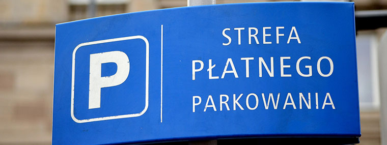 Znak Strefy Płatnego Parkowania
