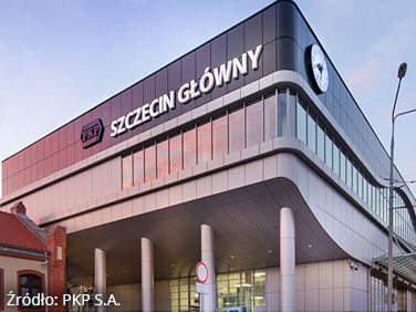 Dworzec Szczecin Główny  Źródło: PKP S.A.