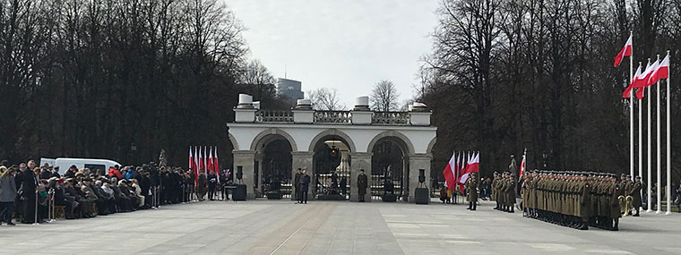 Obchody Narodowego Dnia Pamięci Polaków ratujących Żydów - Pomnik Nieznanego Żołnierza