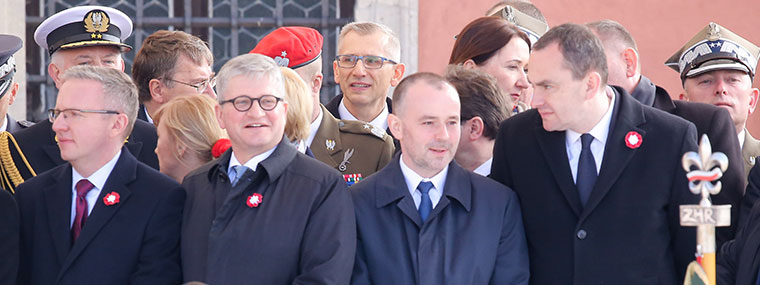 Obchody Święta Narodowego Trzeciego Maja w&nbsp;Warszawie - trybuna honorowa