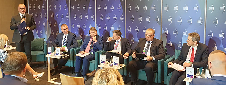 Uczestnicy debaty na Europejskim Kongresie Gospodarczym