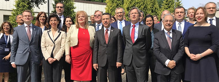 Heads of SAIs at the EUROSAI Governing Board meeting in Latvia