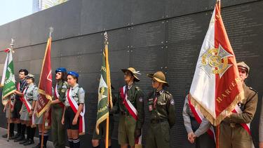 Harcerski poczet sztandarowy