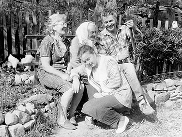 Walerian Pańko z rodziną