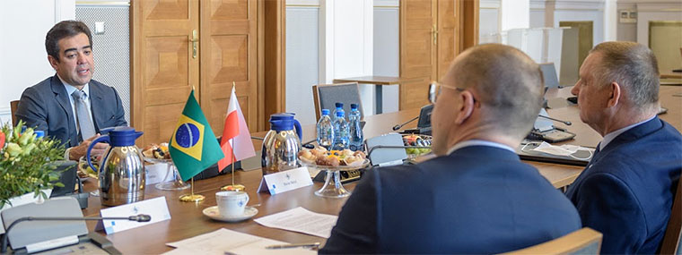 Meeting of NIK President Marian Banaś with Vice-President of the Federal Court of Accounts Bruno Dantas