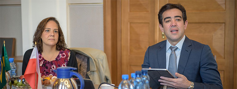 Meeting of NIK President Marian Banaś with the delegation of the Federal Court of Accounts of Brazil