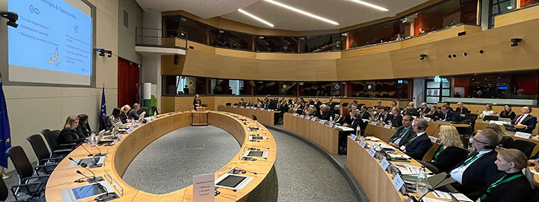 Spotkanie Komitetu Kontaktowego w Luksemburgu - ogólny widok na salę