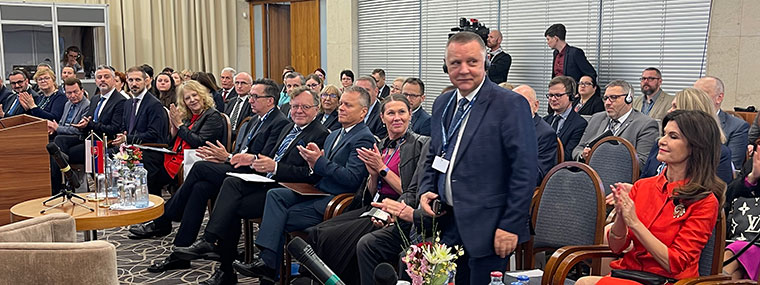NIK President Marian Banaś at the 30th anniversary of the Slovak SAI