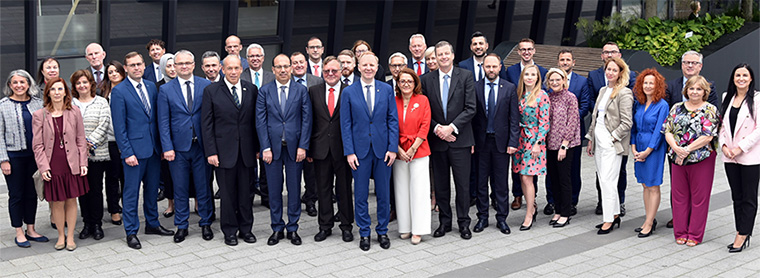 Group photo of participants of the 58th meeting of the Governing Board of EUROSAI in Vilnius