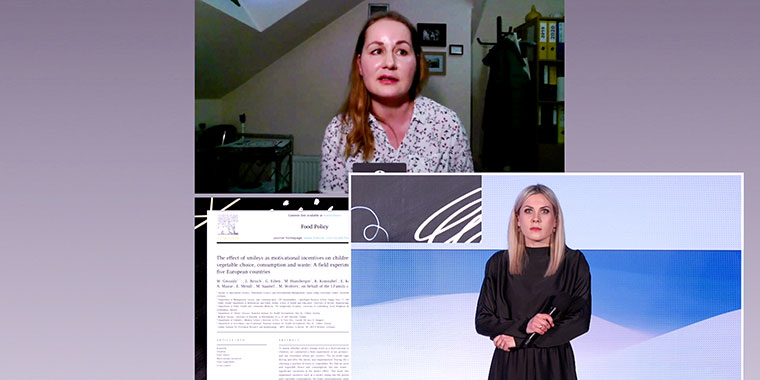 Edyta Łuszczki w rozmowie (połączenie zdalne) z Małgorzatą Mazur