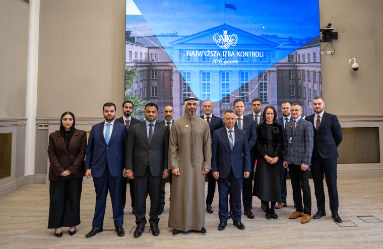 NIK representatives and delegation of UAE SAI