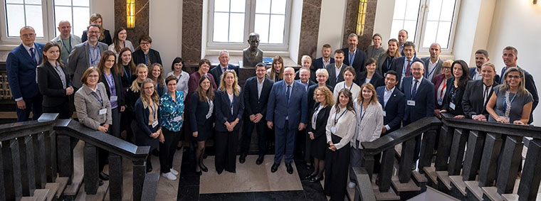 Group photo of participants of the EUROSAI seminar on capacity building in Warsaw