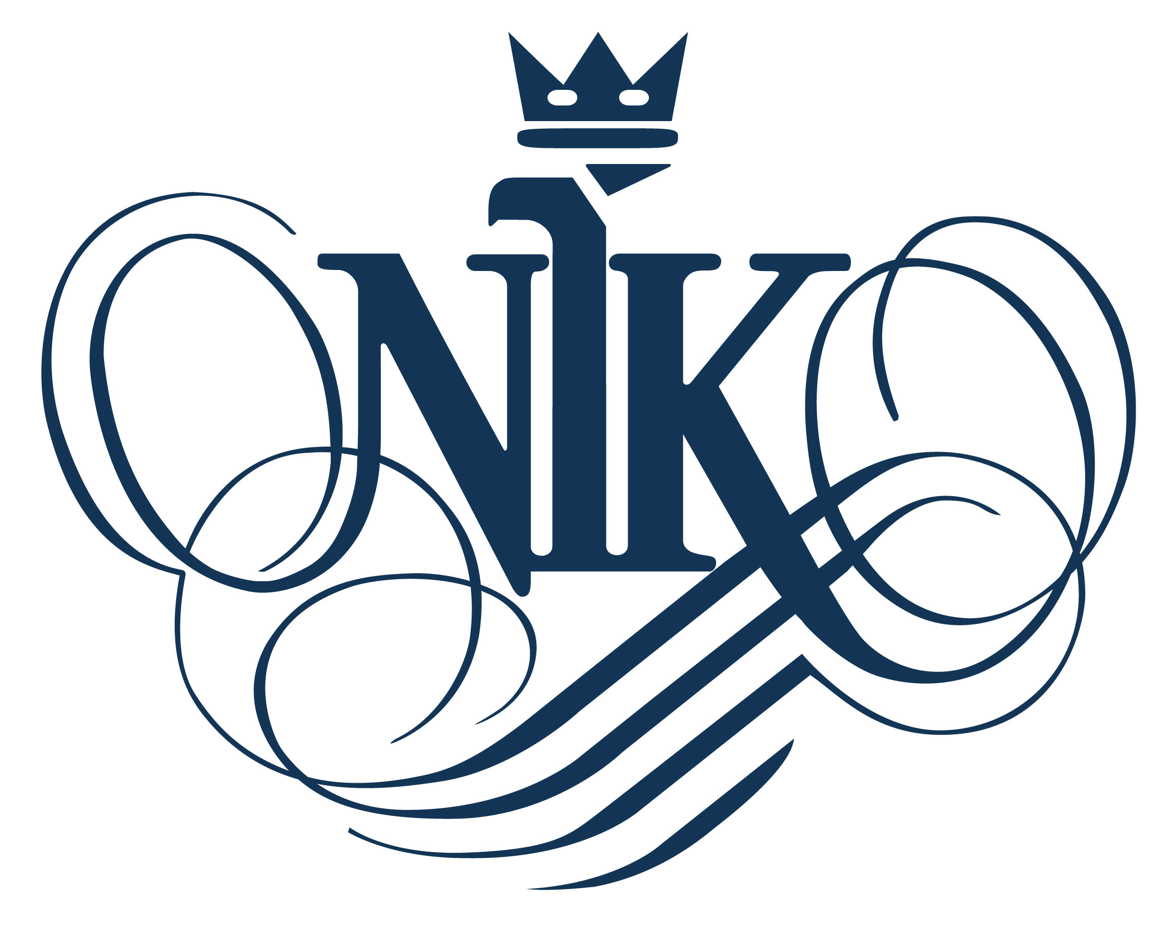 Logo Najwyższej Izby Kontroli (niebieskie pojedyncze litery NIK w koroną nad literka I)