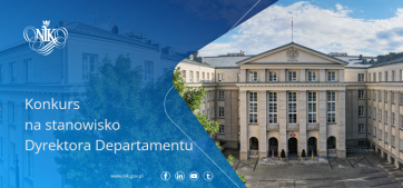Konkurs na stanowisko Dyrektora Departamentu Bezpieczeństwa Narodowego NIK